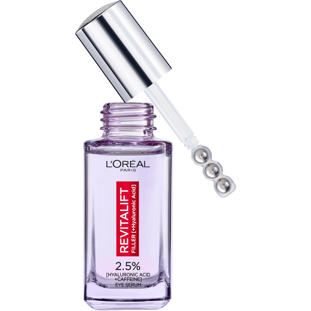 Revitalift Filler Eye Serum 2.5% Hyaluronic Acid + Caffeine, 20ml