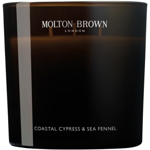 Luxury Scented Candle Triple Wick, Coastal Cypress & Sea Fennel