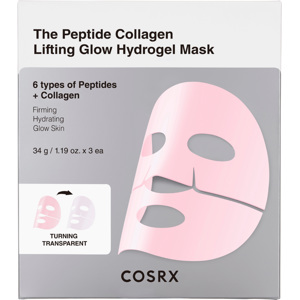 The Peptide Collagen Lifting Glow Hydrogel Mask, 3-Pack