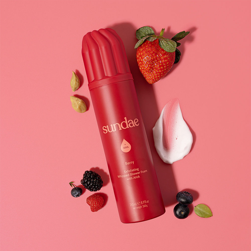 Berry AHA Whipped Shower Foam, 265ml
