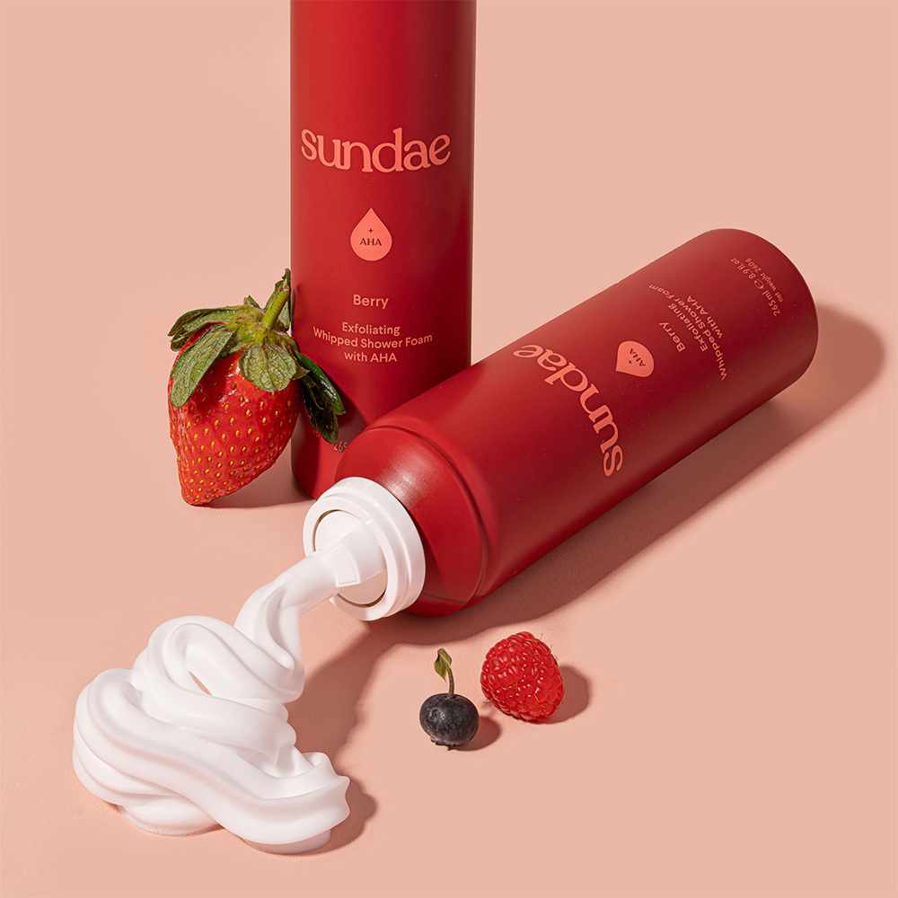 Berry AHA Whipped Shower Foam, 265ml